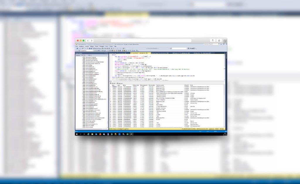 Dashboard Entwicklung
